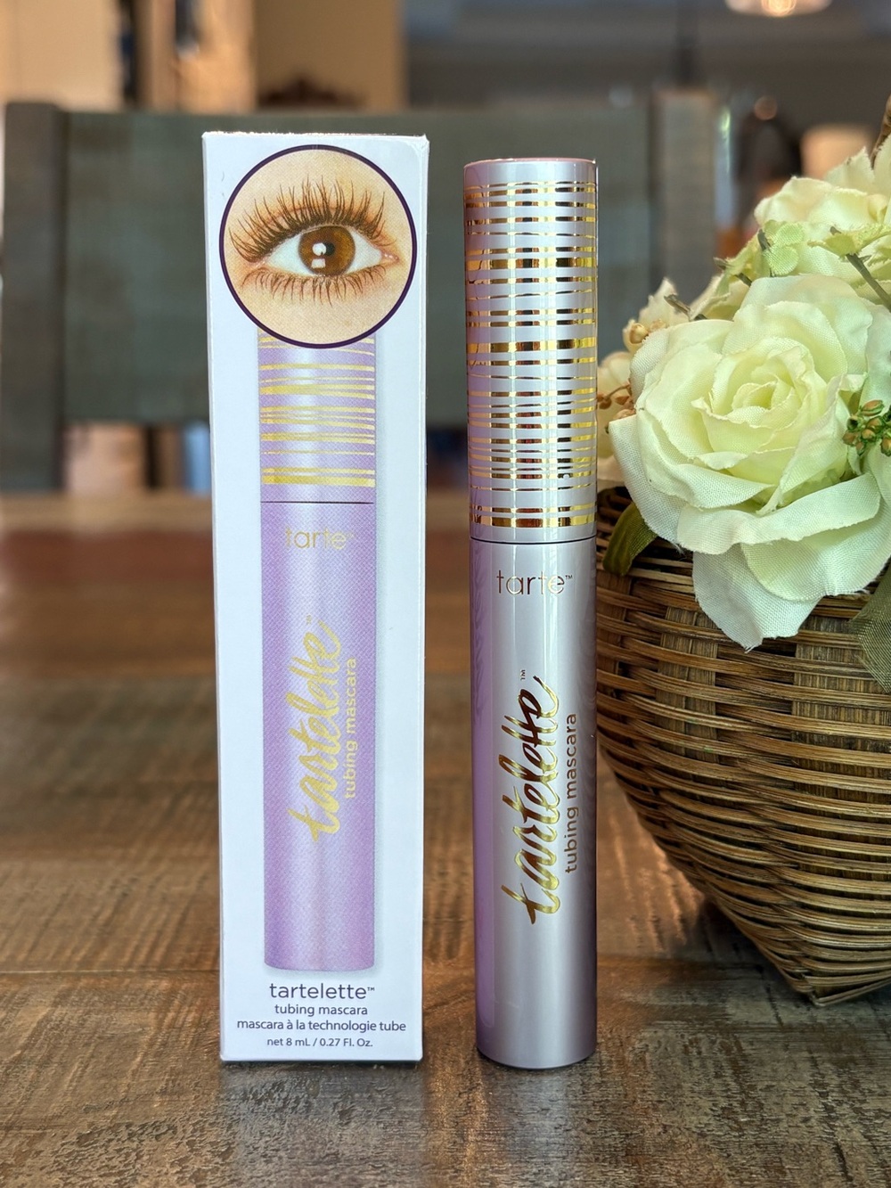 New TARTE Tartelette TUBING MASCARA in BROWN Full Size!
